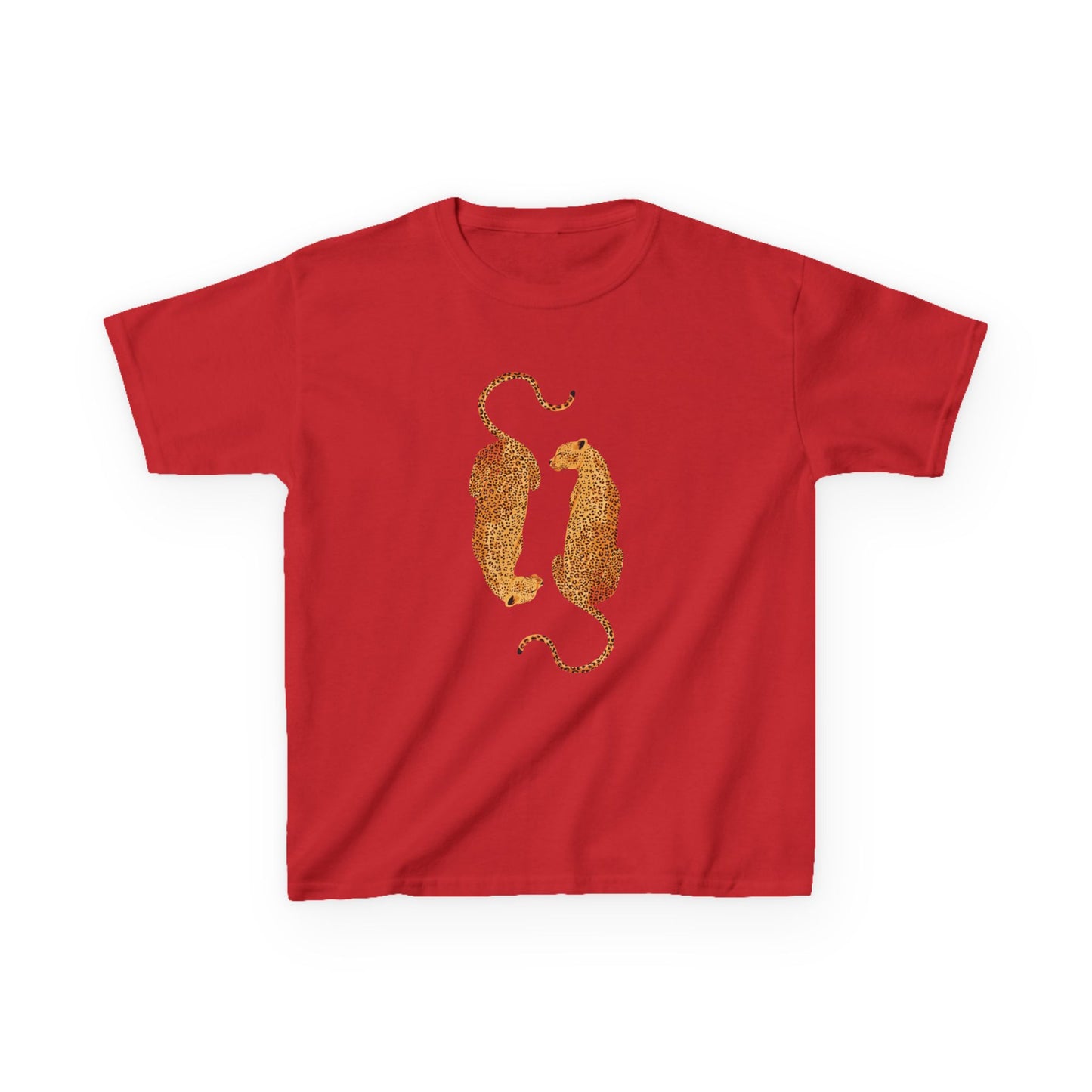 leopard baby tee