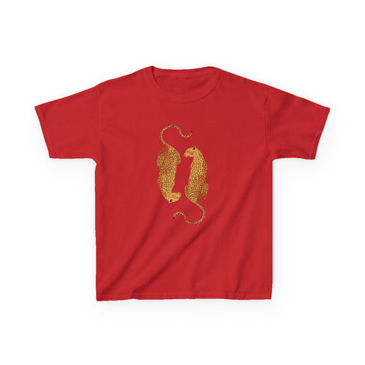 leopard baby tee
