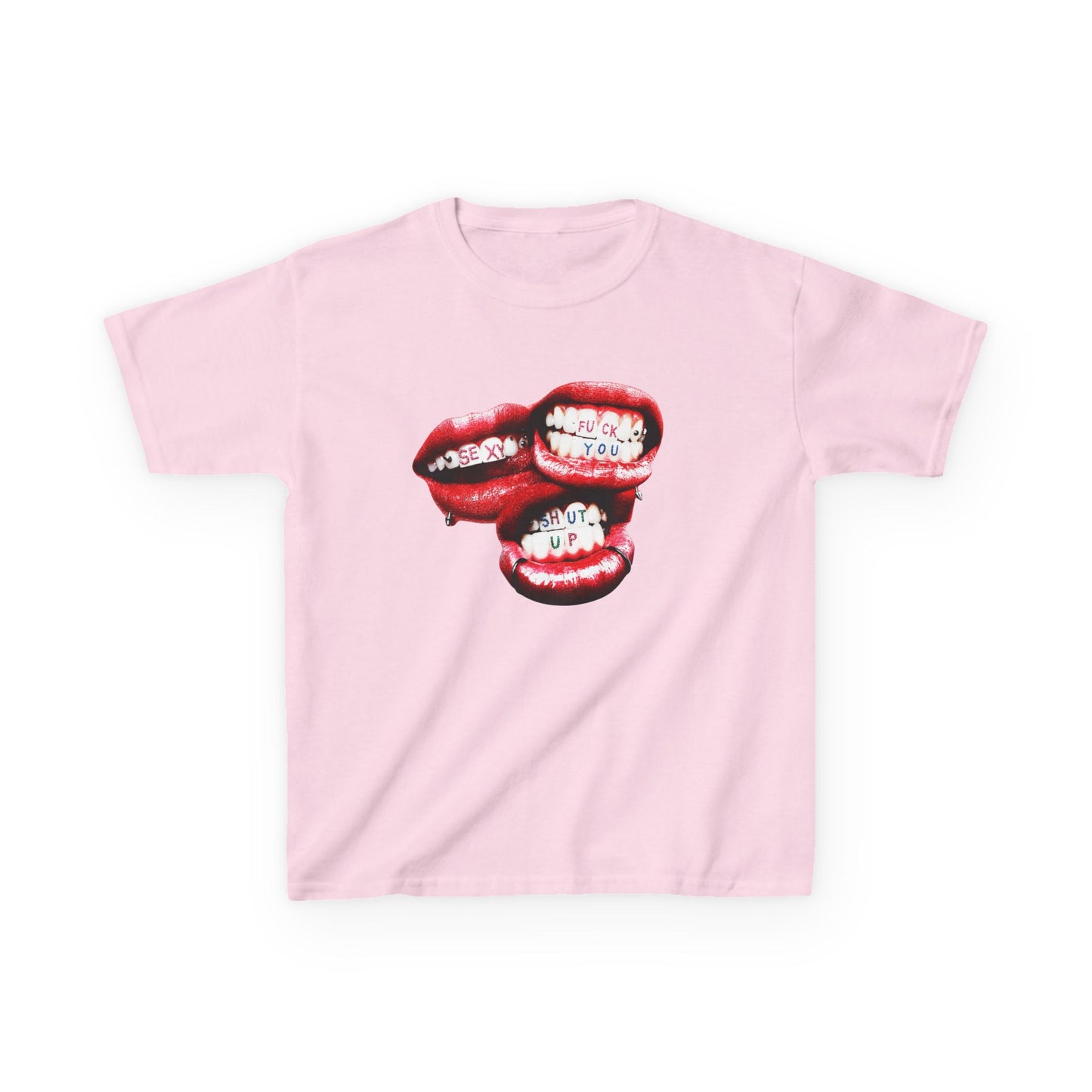 lips baby tee
