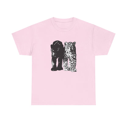 panther & leopard t-shirt