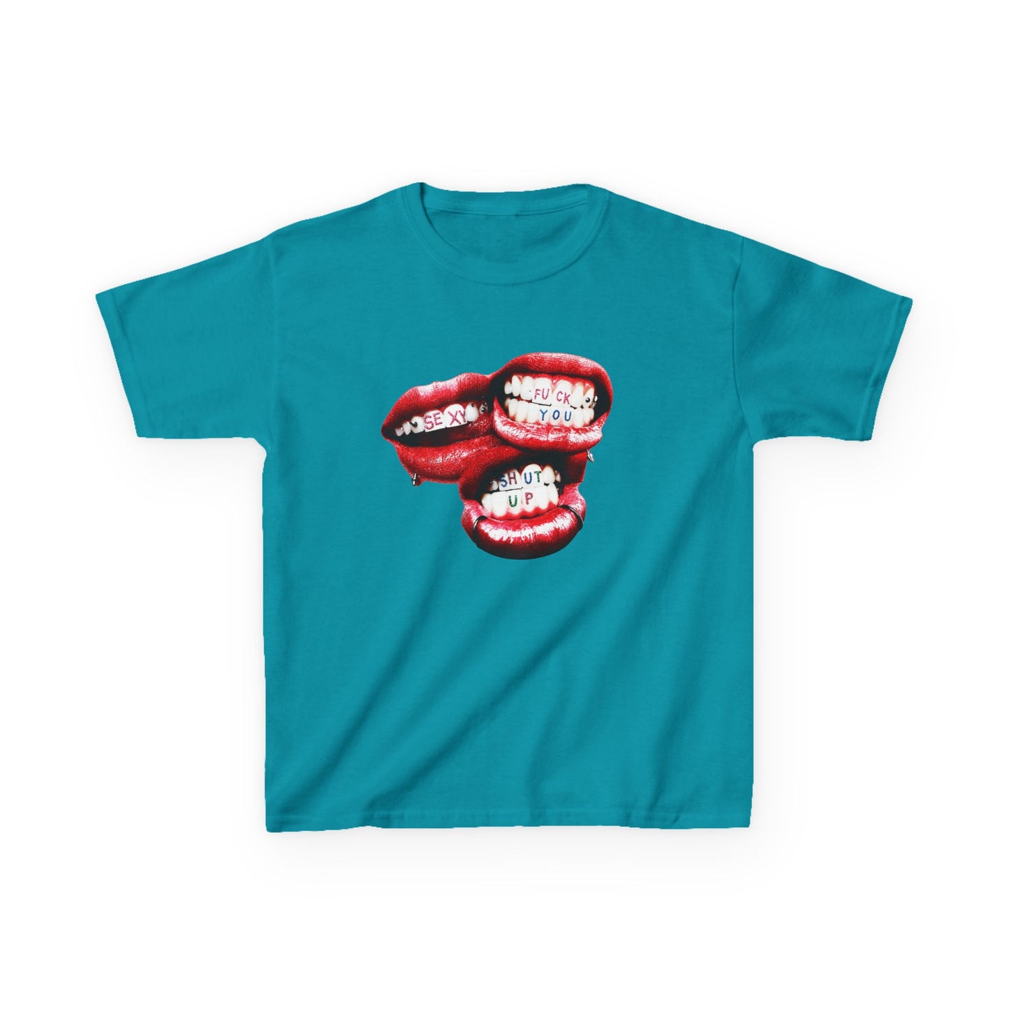 lips baby tee