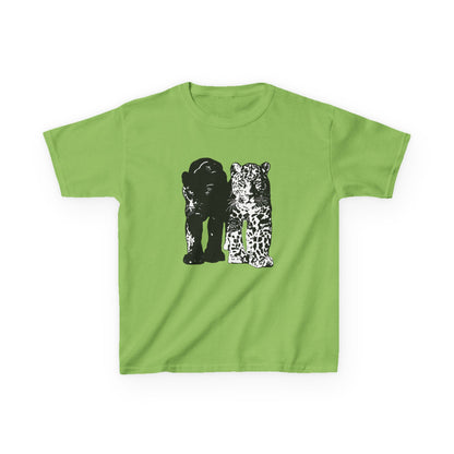 panther & leopard baby tee