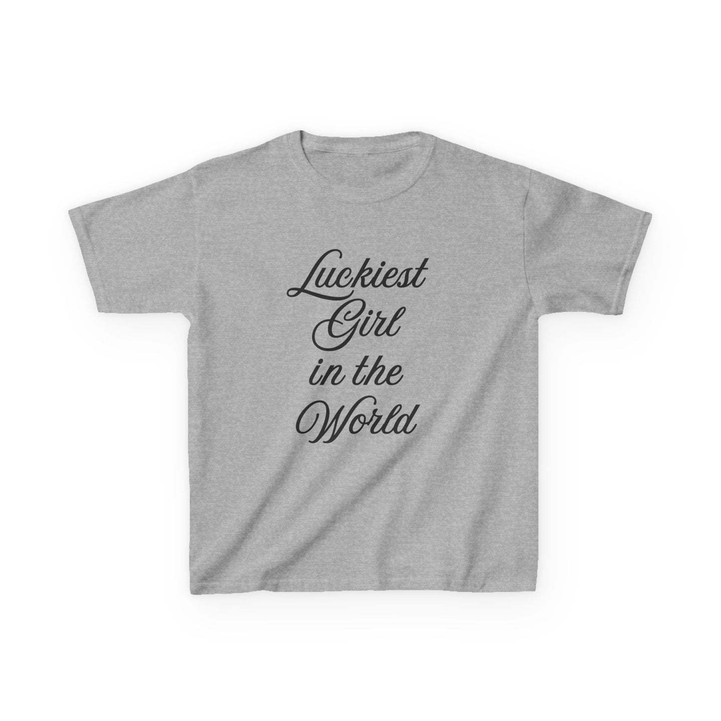 luckiest girl baby tee