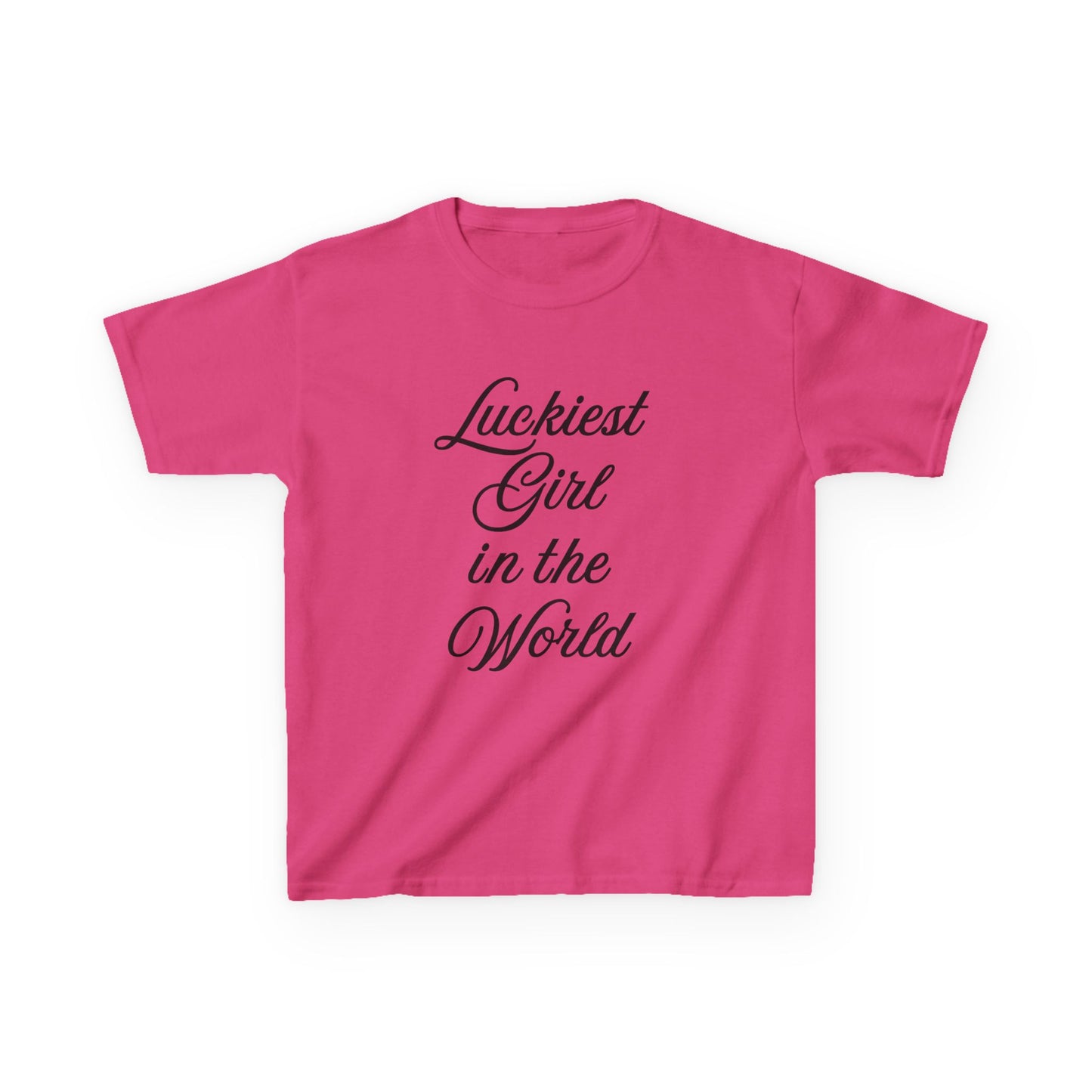 luckiest girl baby tee