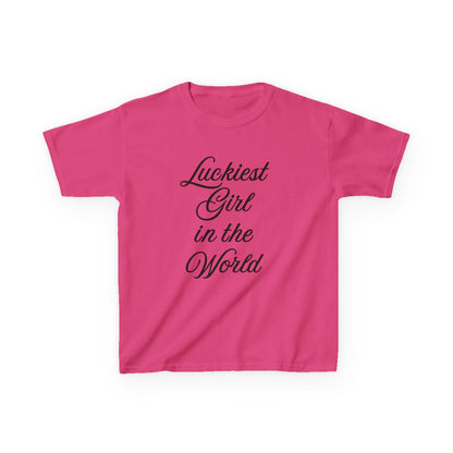 luckiest girl baby tee