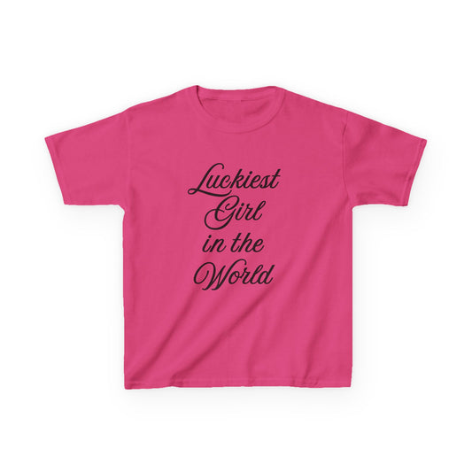 luckiest girl baby tee