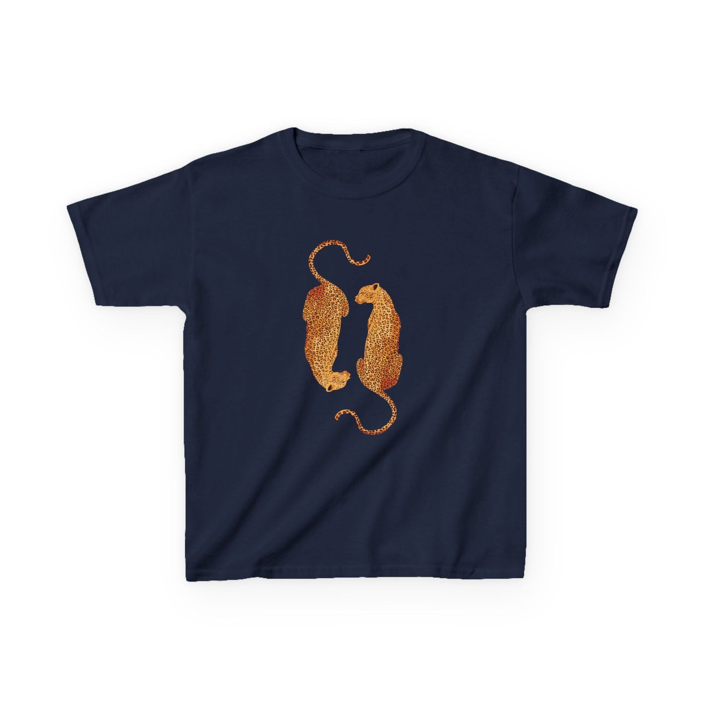 leopard baby tee