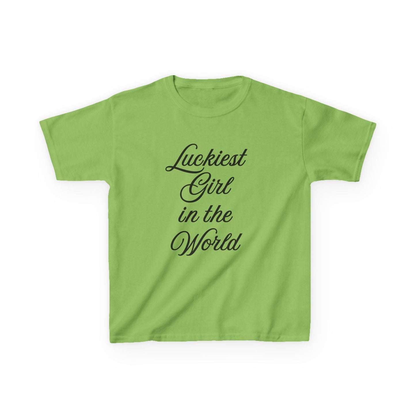 luckiest girl baby tee