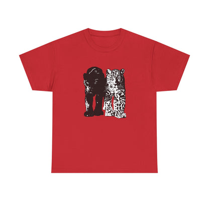 panther & leopard t-shirt