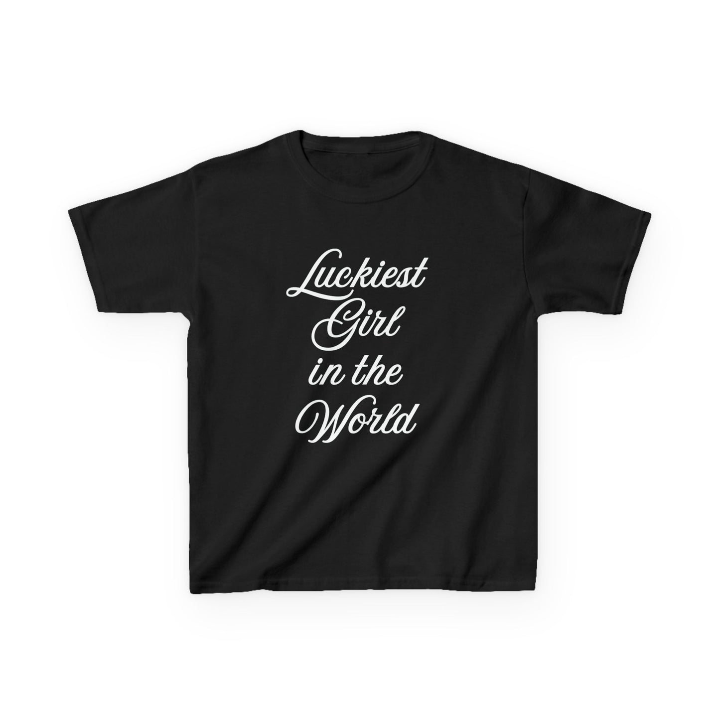 luckiest girl baby tee