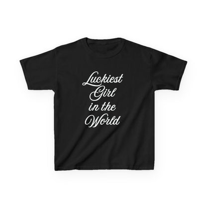 luckiest girl baby tee