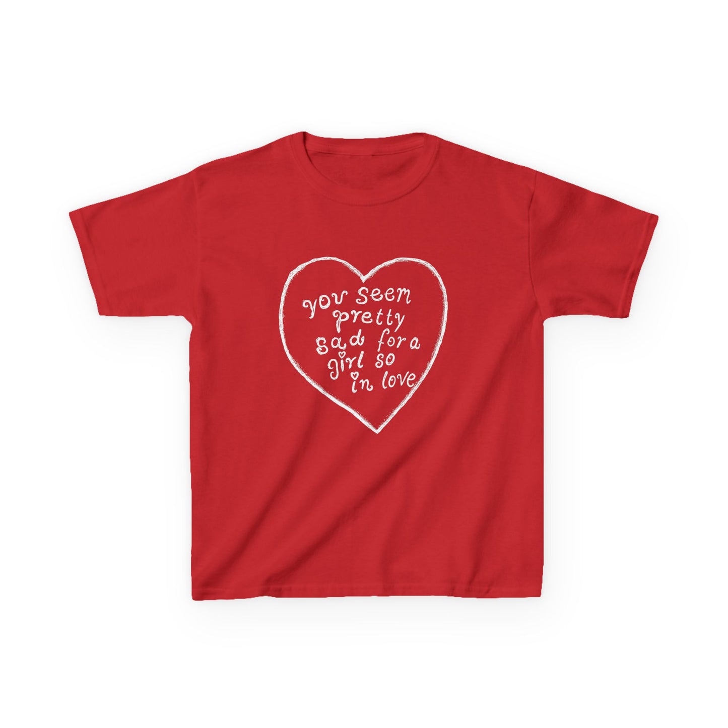 stupid song baby tee
