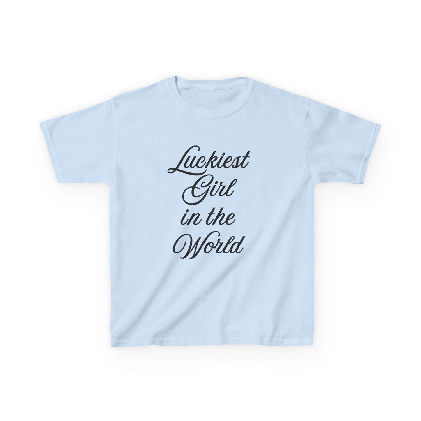 luckiest girl baby tee