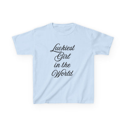 luckiest girl baby tee