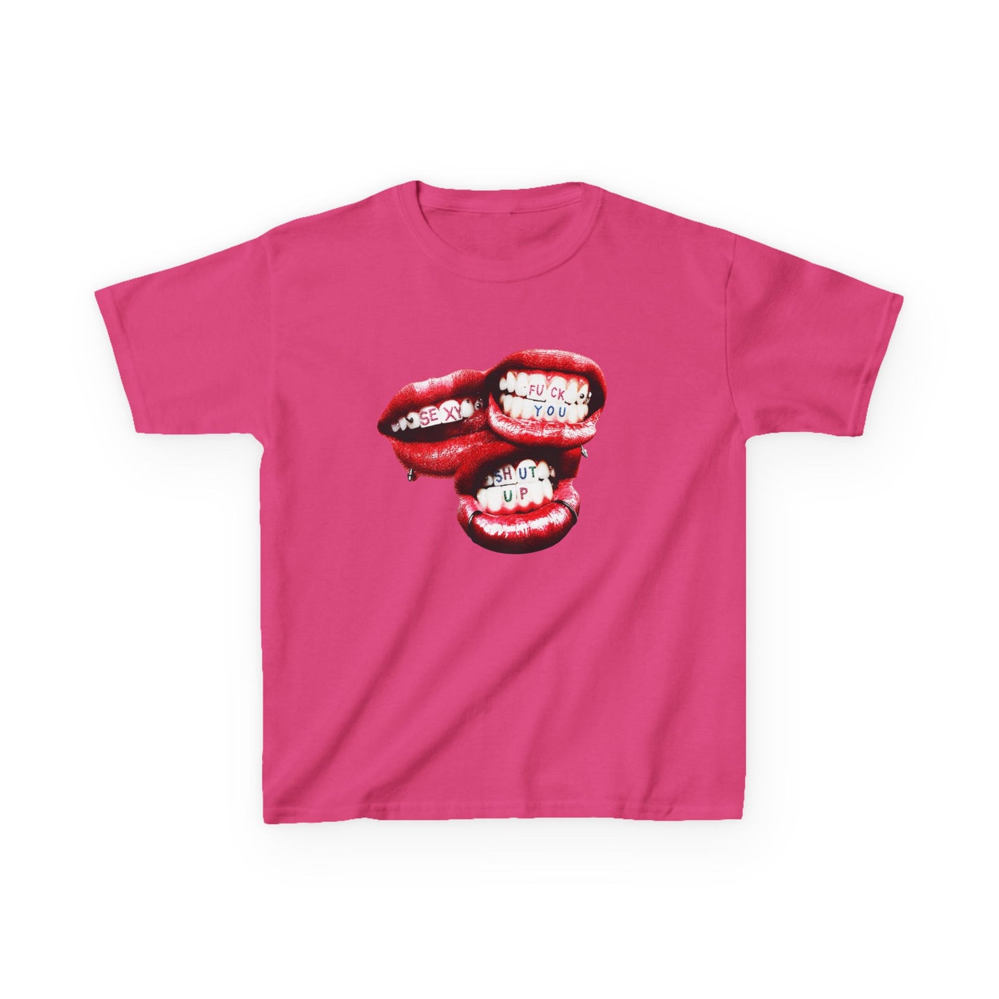 lips baby tee