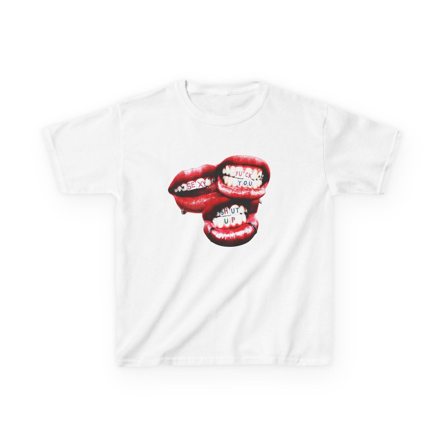 lips baby tee