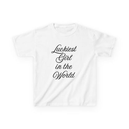 luckiest girl baby tee