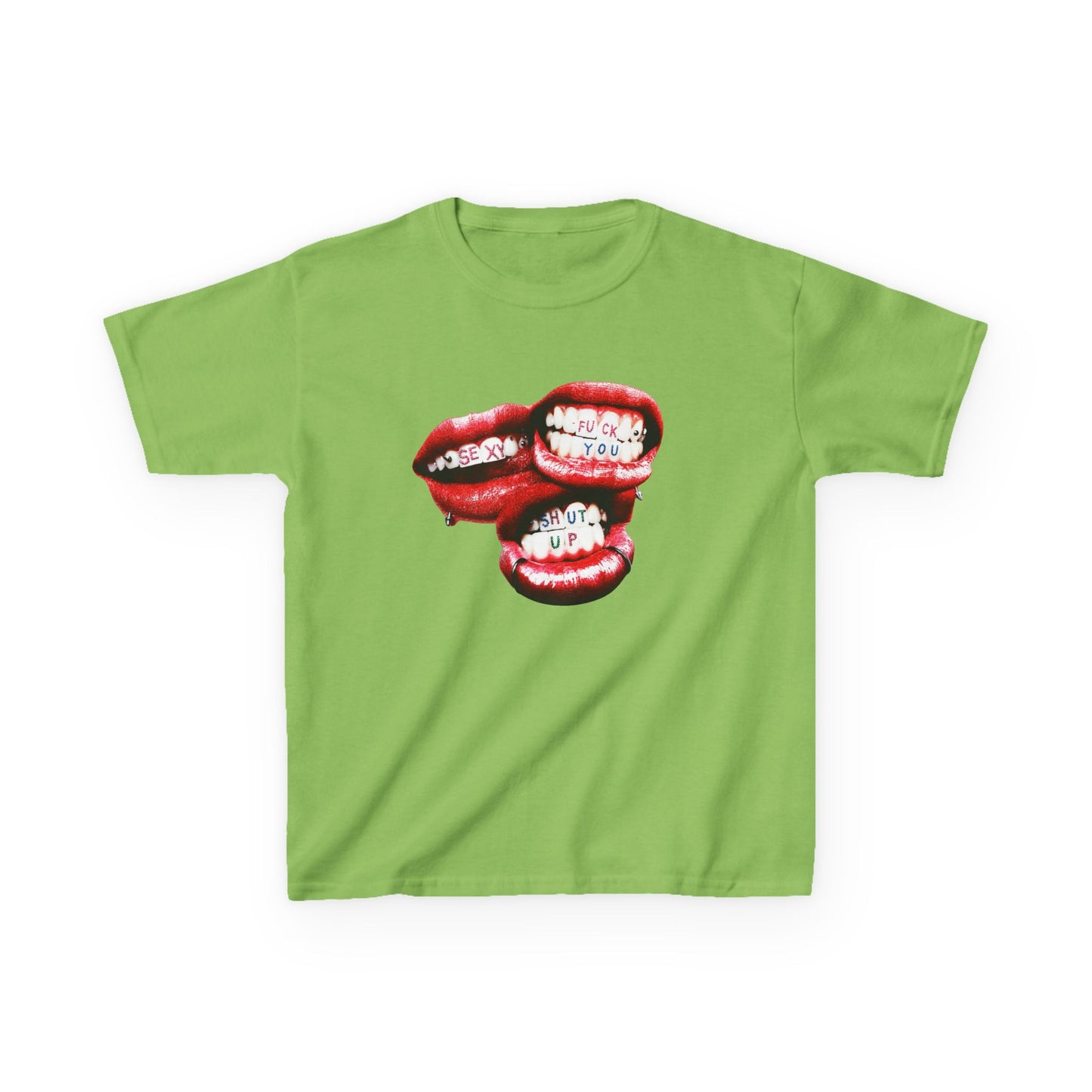lips baby tee