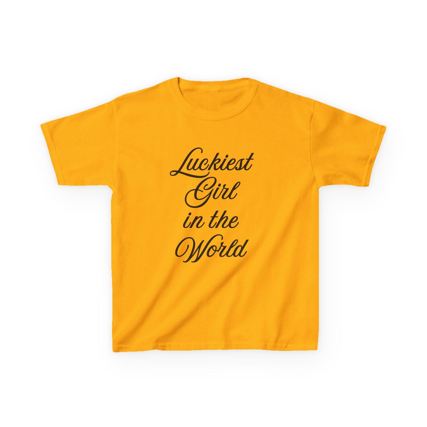 luckiest girl baby tee