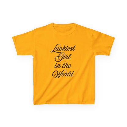 luckiest girl baby tee