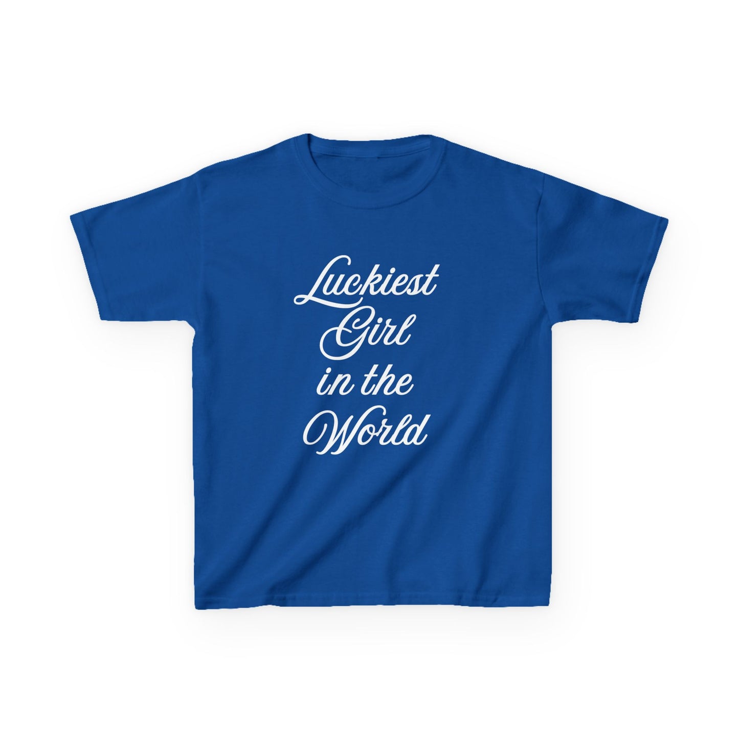 luckiest girl baby tee