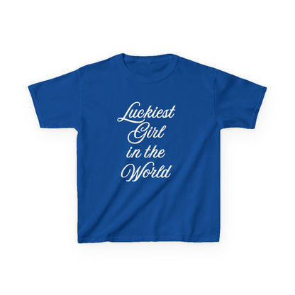 luckiest girl baby tee