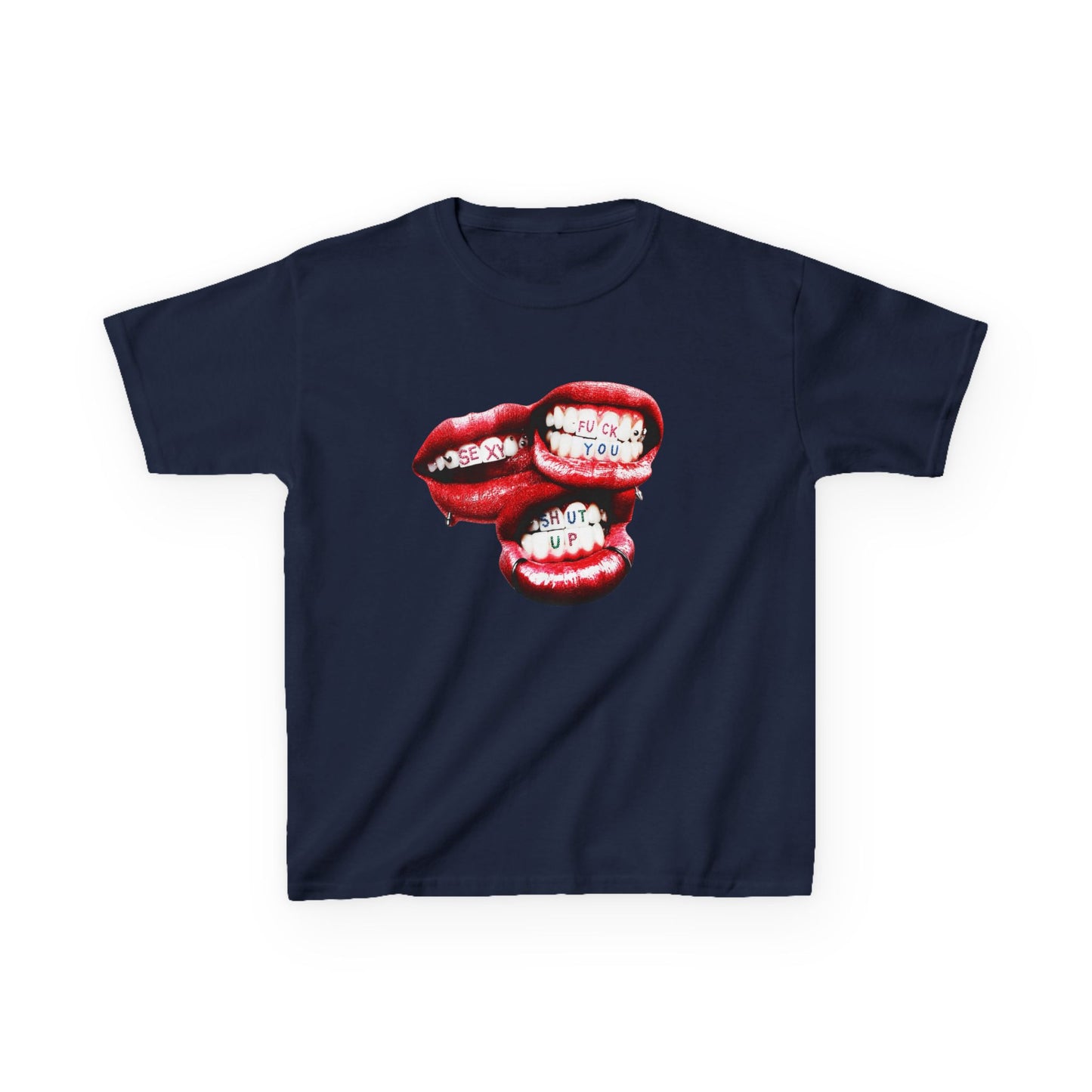 lips baby tee