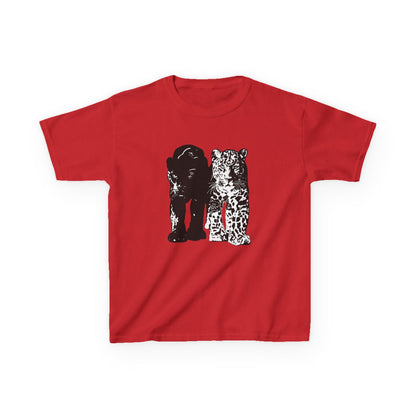 panther & leopard baby tee