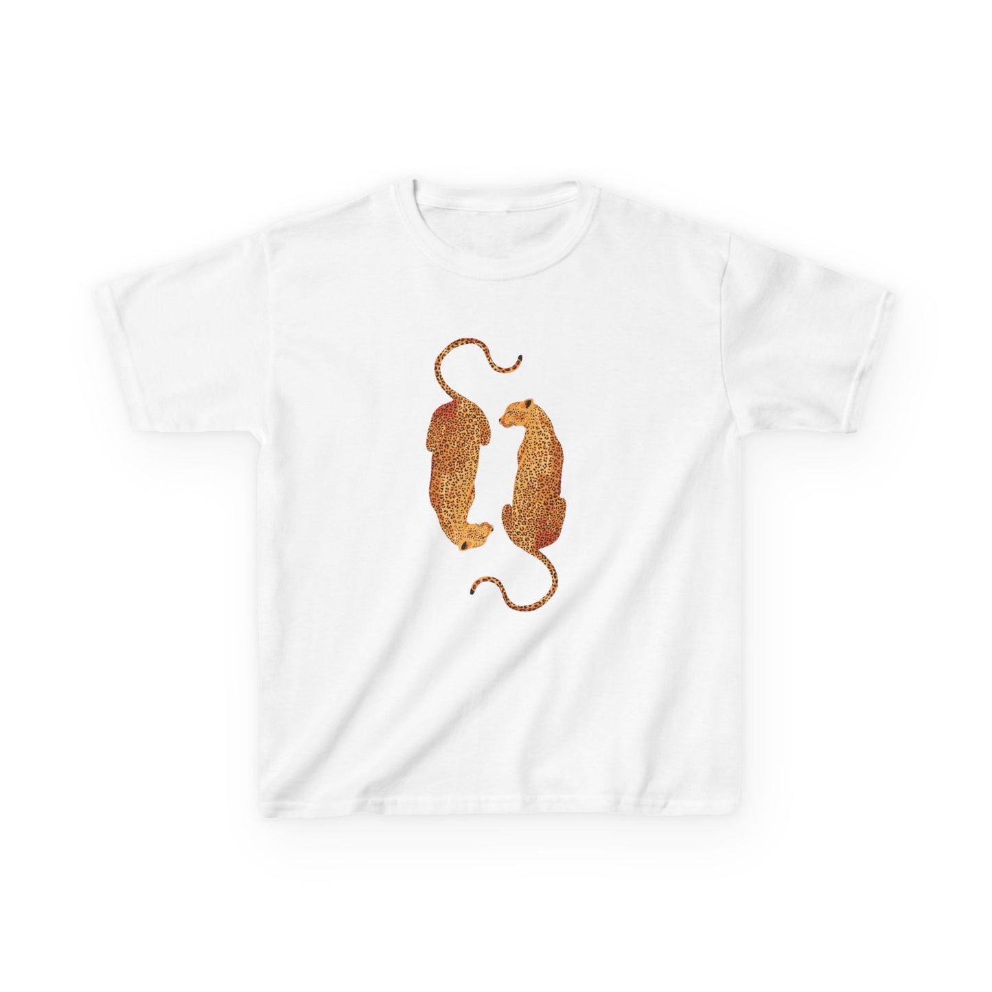 leopard baby tee