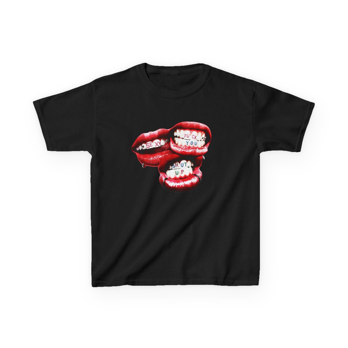 lips baby tee