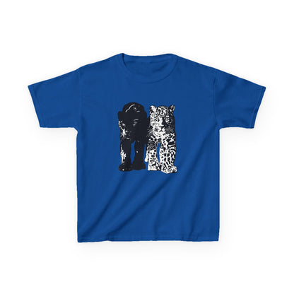 panther & leopard baby tee