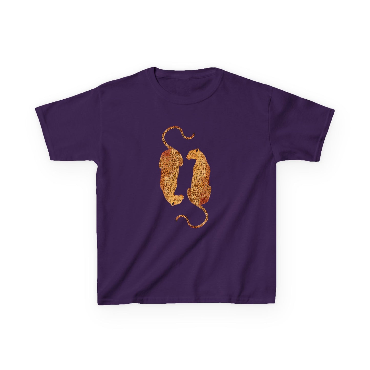 leopard baby tee