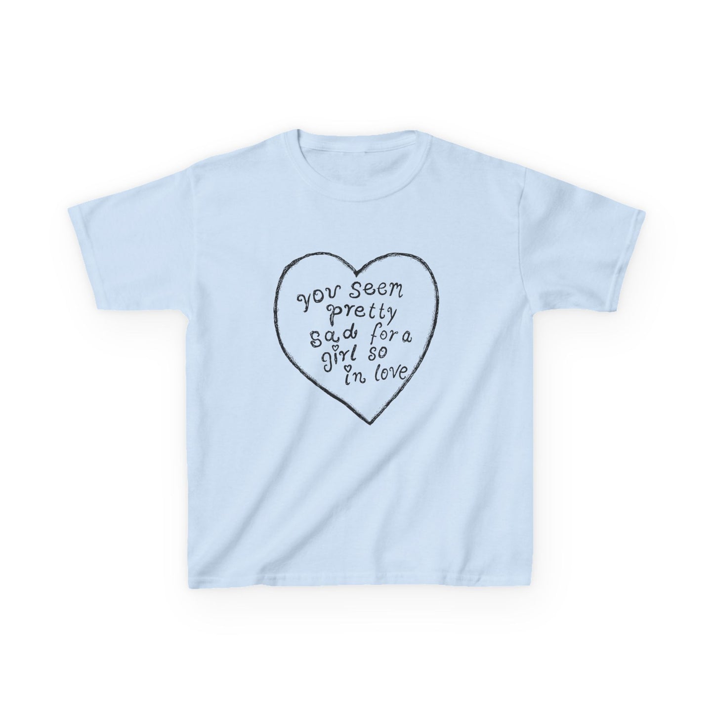 stupid song baby tee