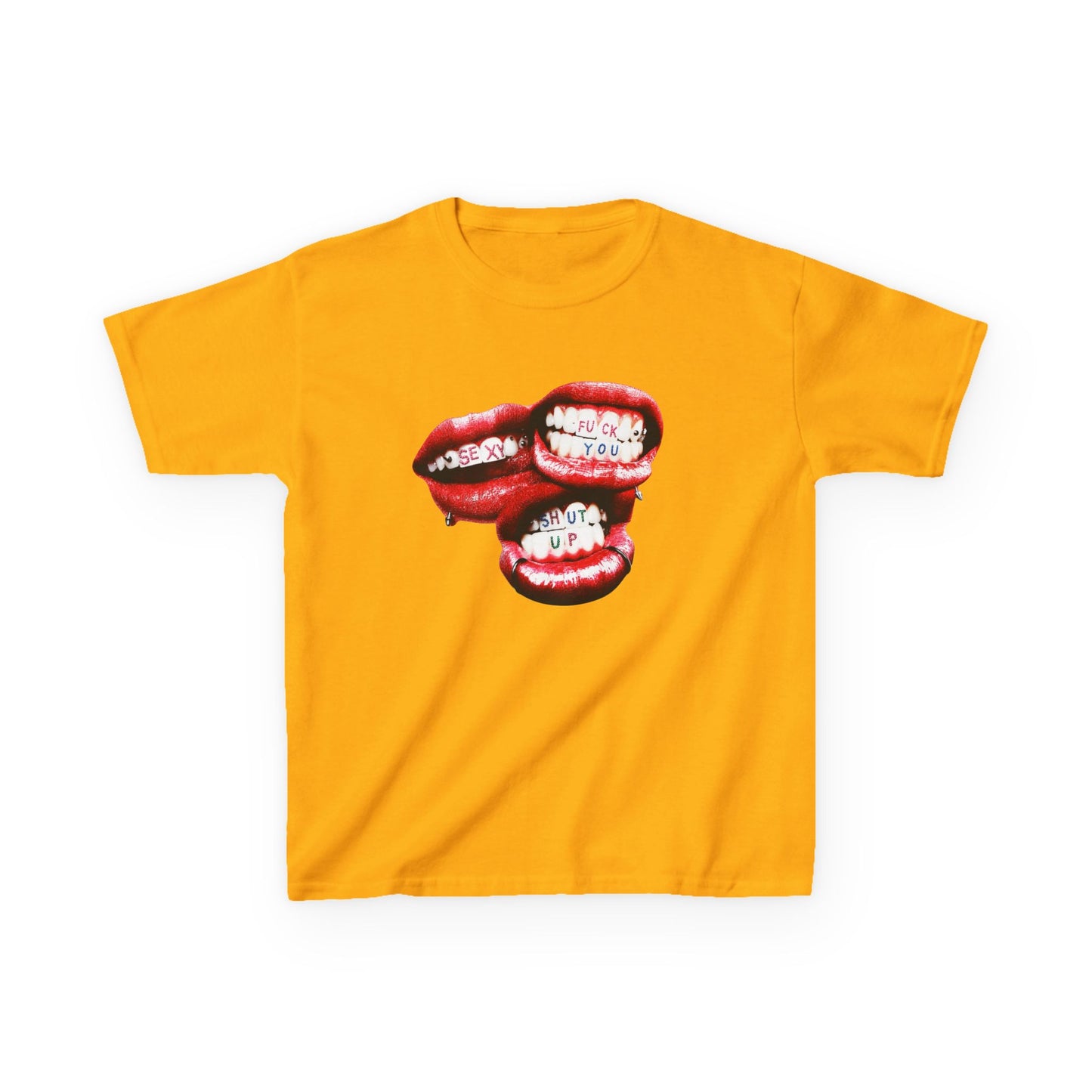 lips baby tee