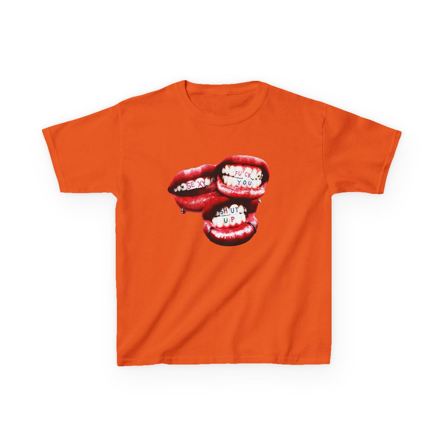 lips baby tee