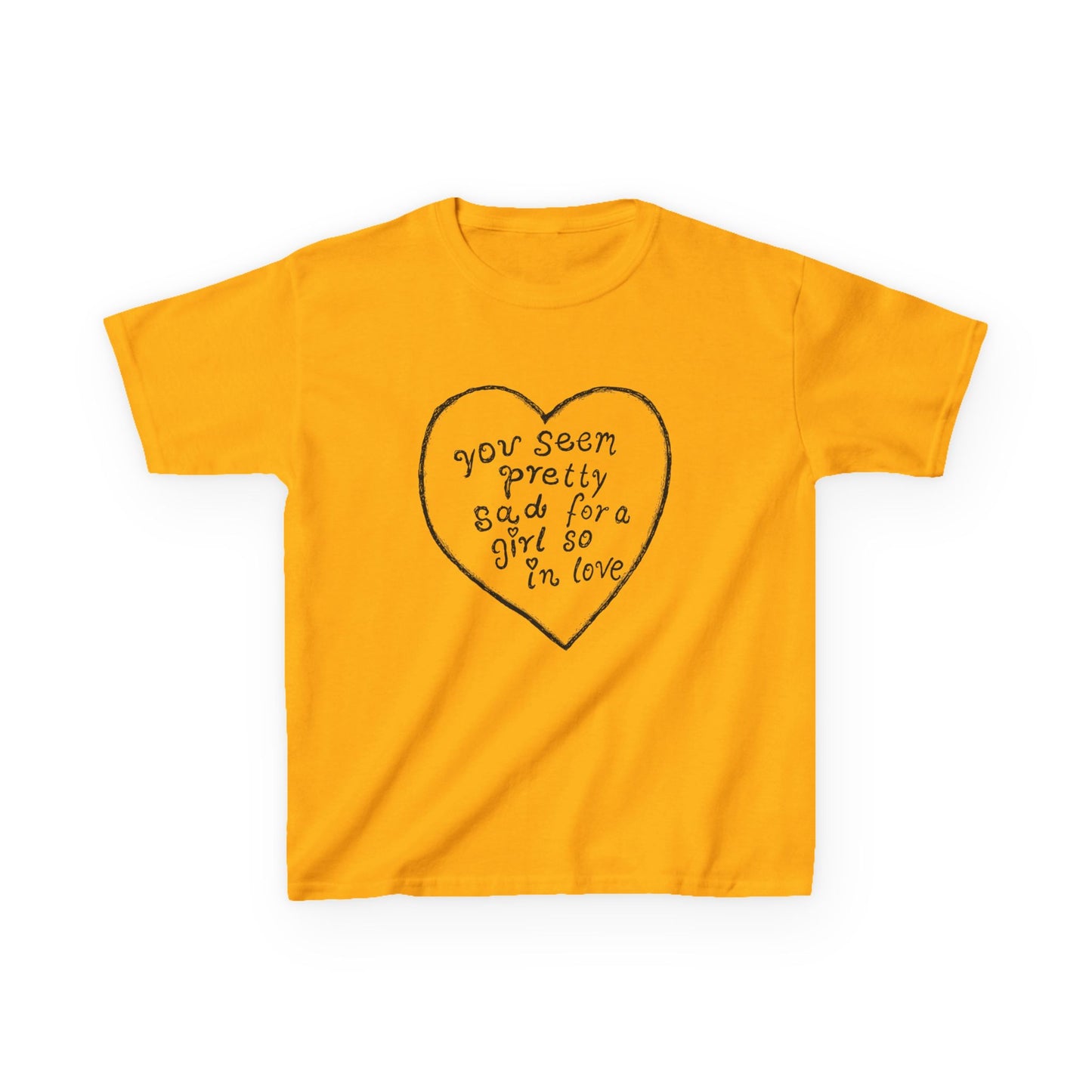 stupid song baby tee