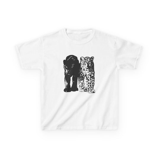 panther & leopard baby tee