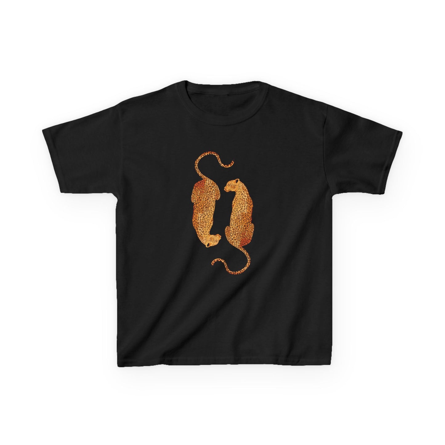 leopard baby tee