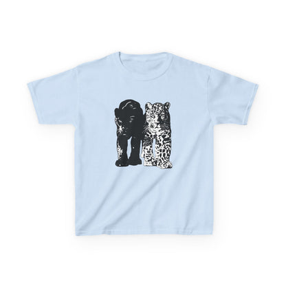 panther & leopard baby tee