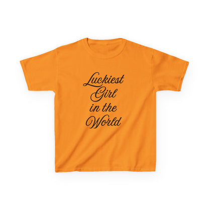 luckiest girl baby tee