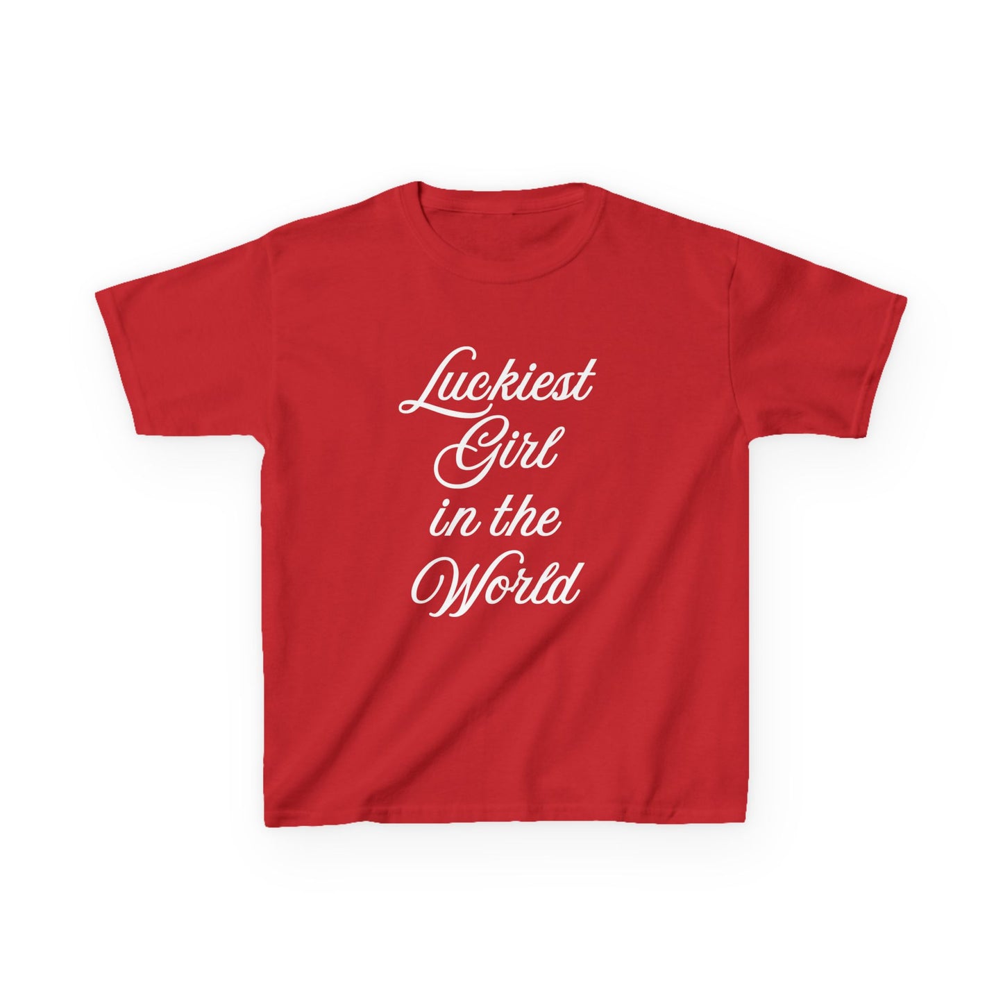 luckiest girl baby tee