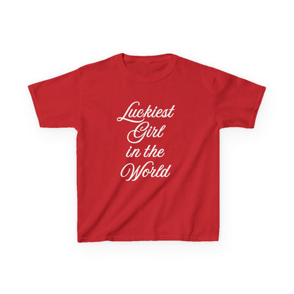 luckiest girl baby tee