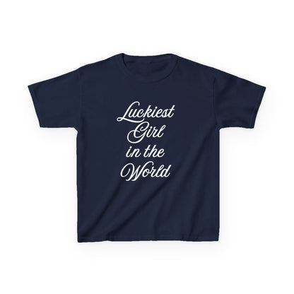 luckiest girl baby tee