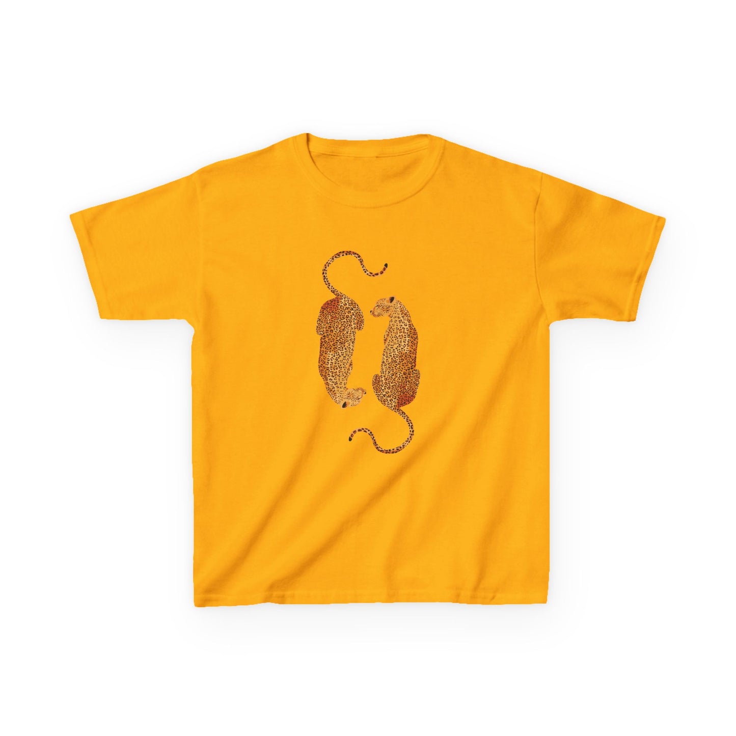 leopard baby tee